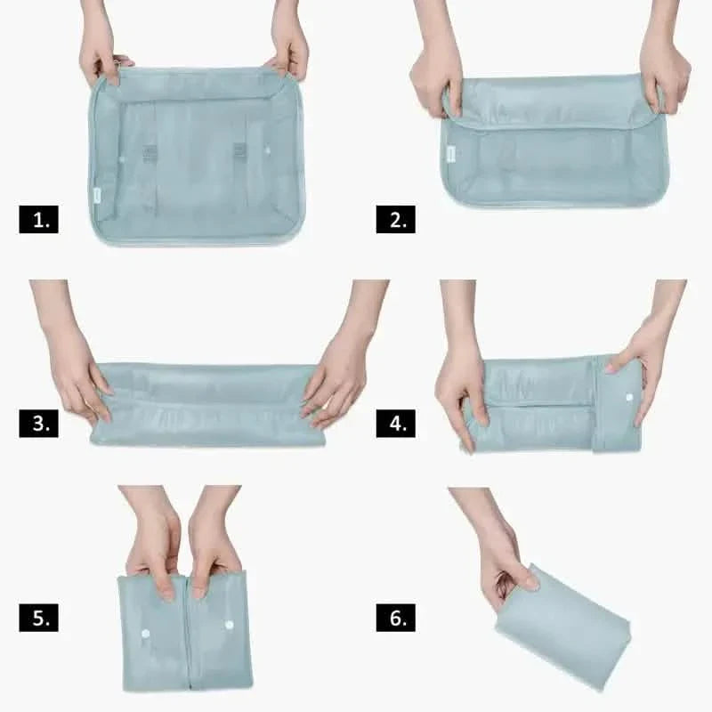 7点セット：旅行用荷物パッキングオーガナイザーセット