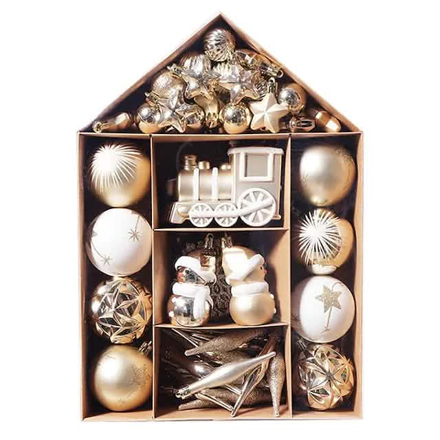 70-Pieces Set: Christmas Tree Decorations Christmas Ball