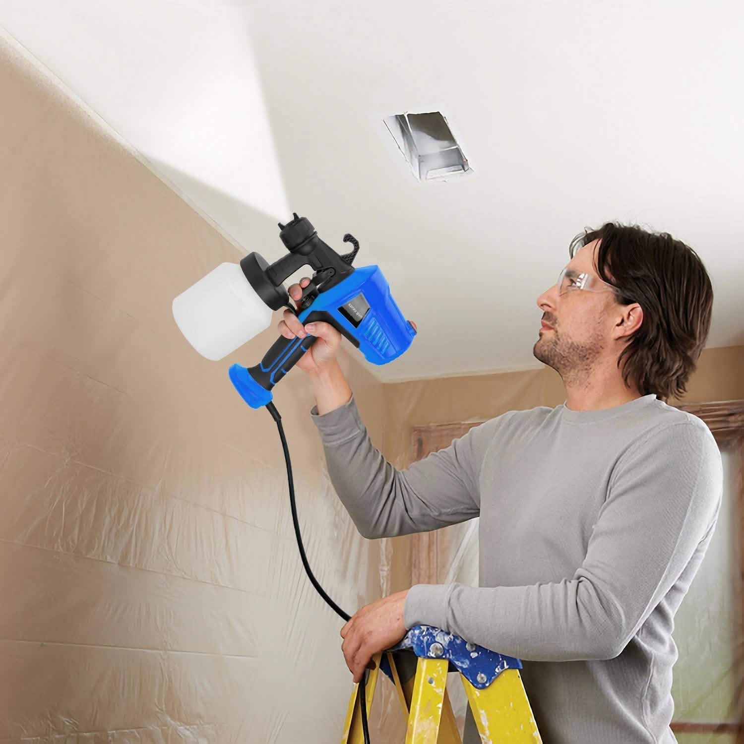 700W Electric Paint Sprayer Handheld HVLP Spray Painter