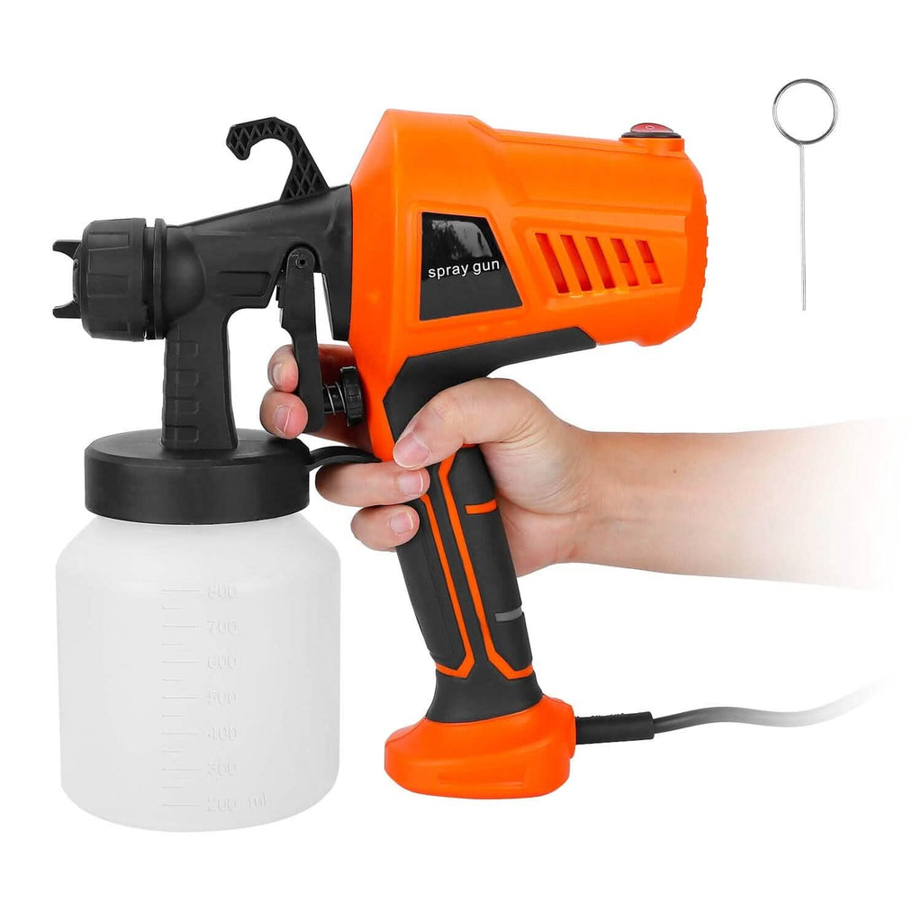 700W Electric Paint Sprayer Handheld with 3 Spray Patterns 800ml