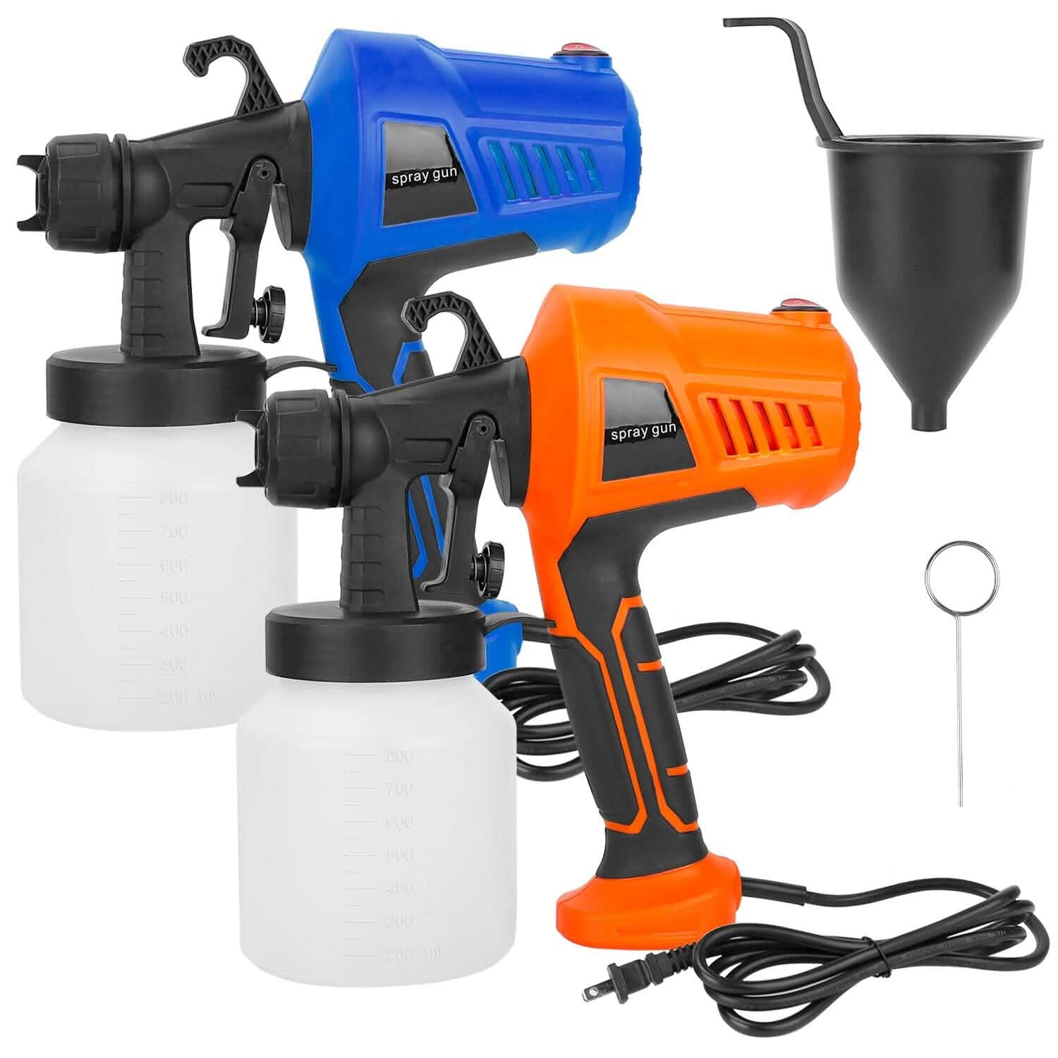 700W Electric Paint Sprayer Handheld with 3 Spray Patterns 800ml