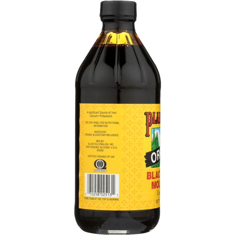 PLANTATION: Organic Blackstrap Molasses, 15 oz