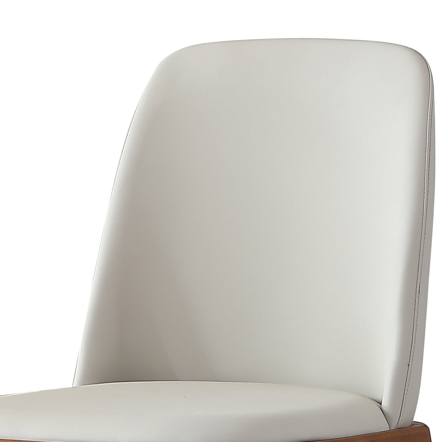 Modern PU Leather Dining Chairs Set of 2