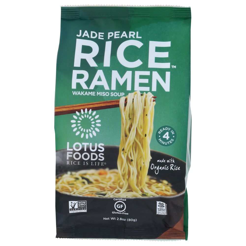 Lotus Foods: Rice Ramen Miso Soup Jade Pearl - Gluten-Free| Nutritious