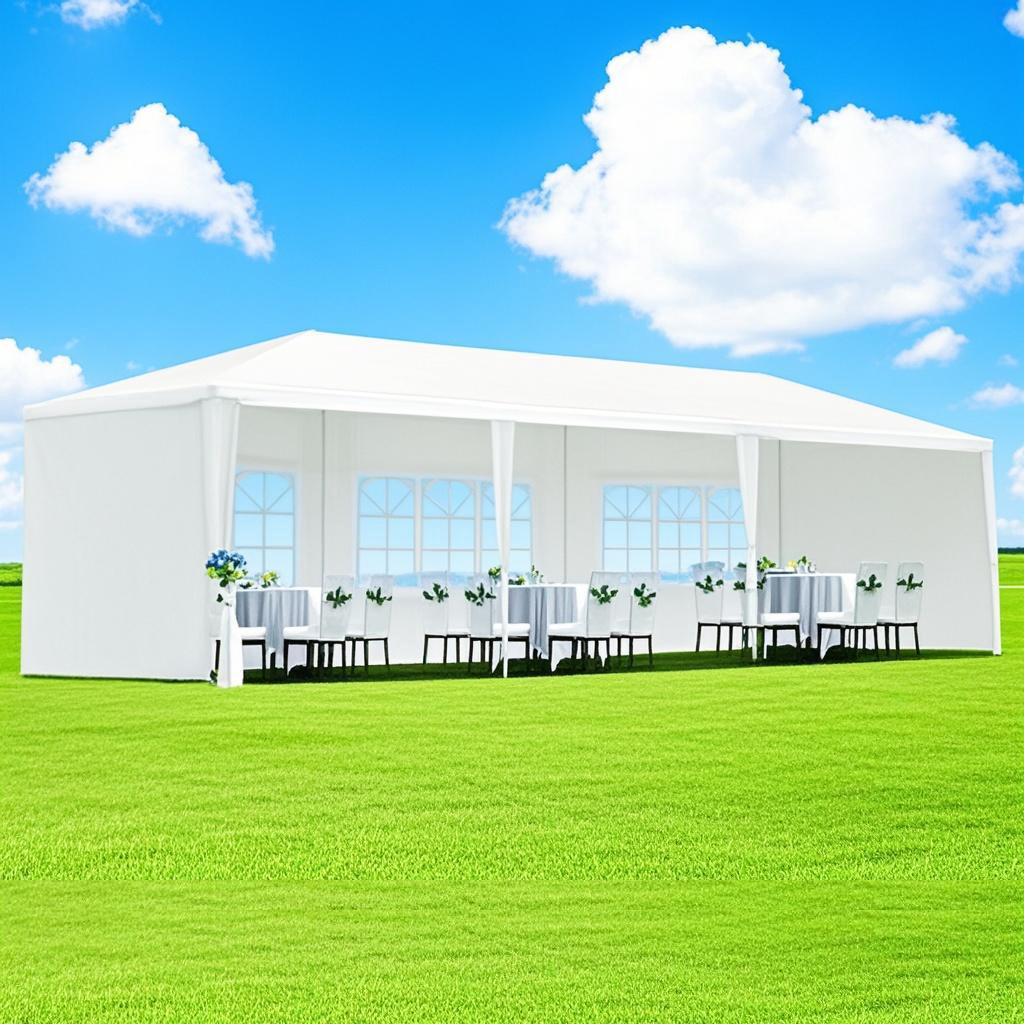 10x30' Outdoor Garden Gazebo Wedding Party Tent Canopy Marquee