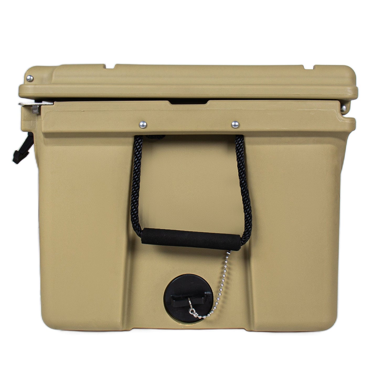 110 Quart Khaki Cooler, Rotomolded Insulated Ice Chest