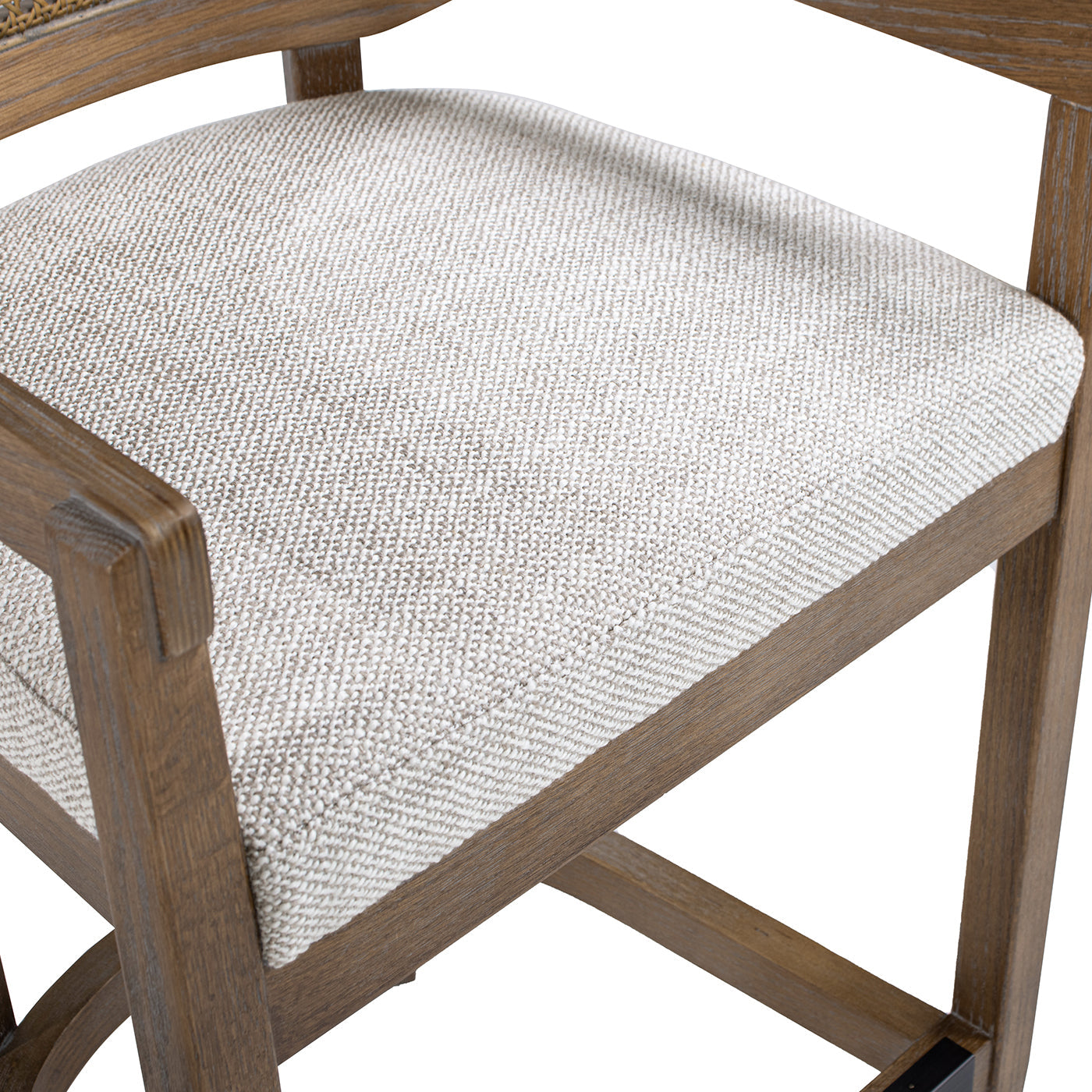 Americana Mid-Century Modern 26" Cane Back Counter Stool