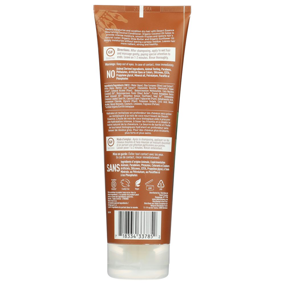 DESERT ESSENCE: Coconut Conditioner, 8 oz