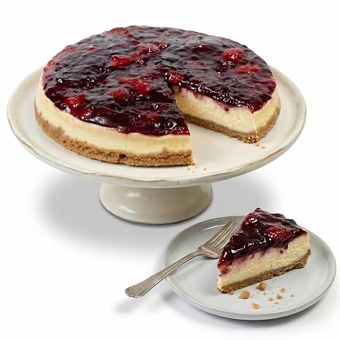 Andy Anand Gluten-Free Wild Berry Cheesecake, 9-Inch, 2.8 lb – Freshly Baked, Real California Cream Cheese, All-Natural, Birthday Gift Box
