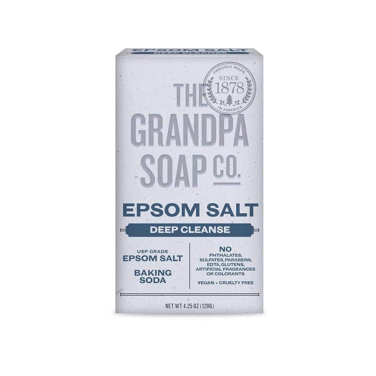 GRANDPAS: Soap Bar Epsom Salt, 4.25 oz