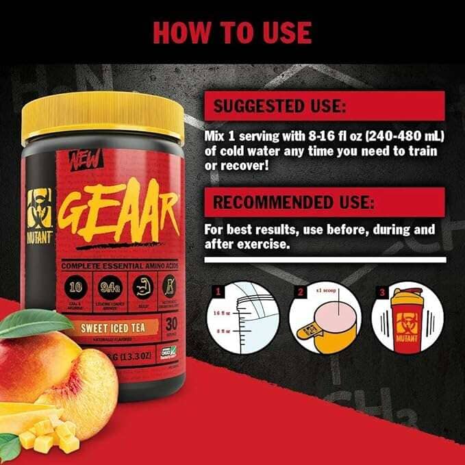 Mutant Geaar (EAA Recovery Complex), 30 servings