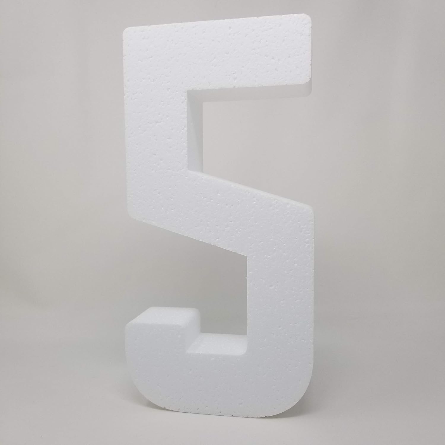 Chiffres et formes en mousse - 6", 12" et 24" de haut