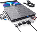 高速USB 3.0外付けCD/DVDドライブ バーナー付き – プラグ＆プレイ、Windows＆Mac対応