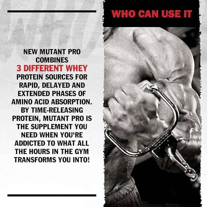 Mutant Pro Triple Whey Protein Powder, 5lbs