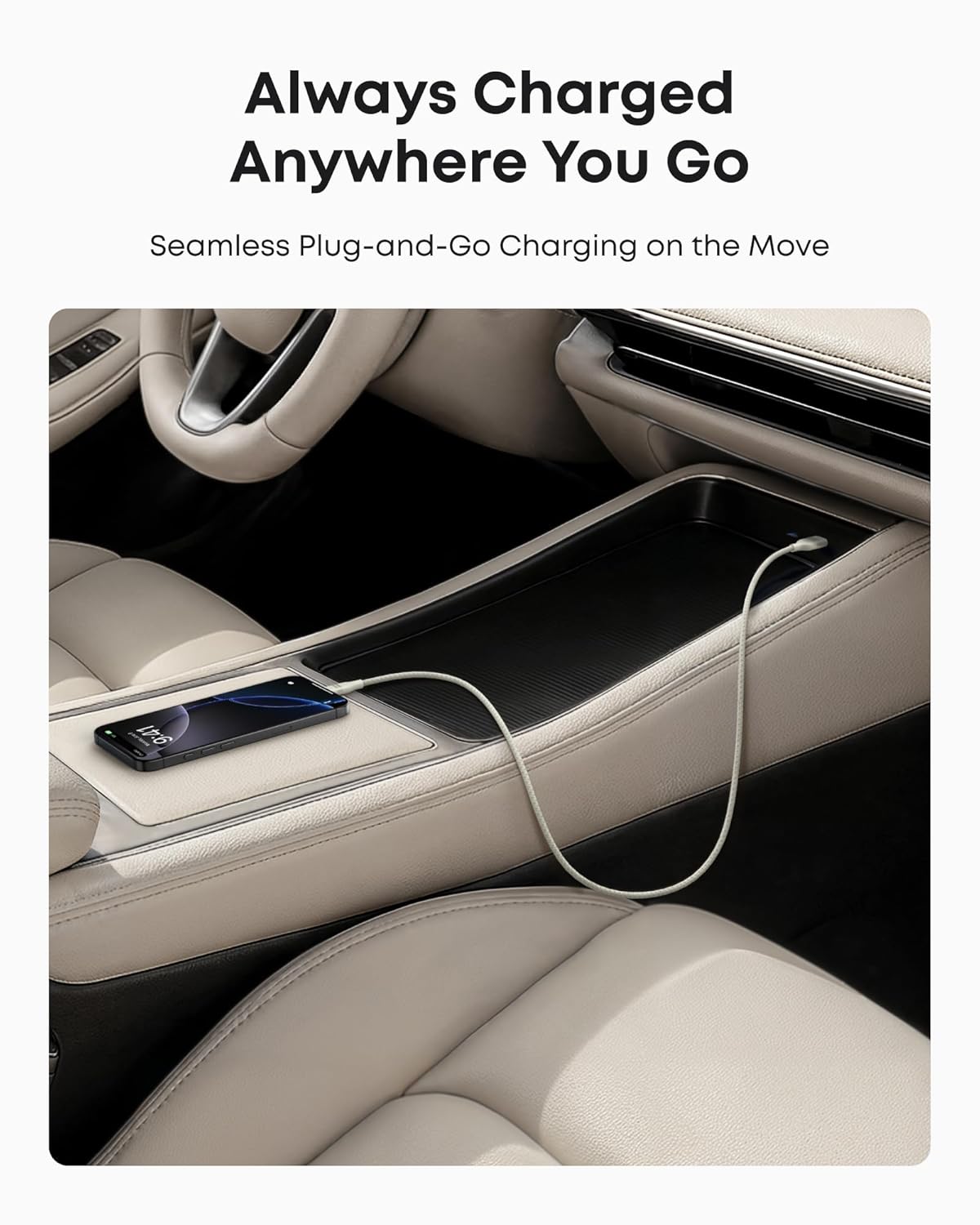 Câble Anker USB-A vers USB-C (0,9 m / 1,8 m, tressé recyclé)
