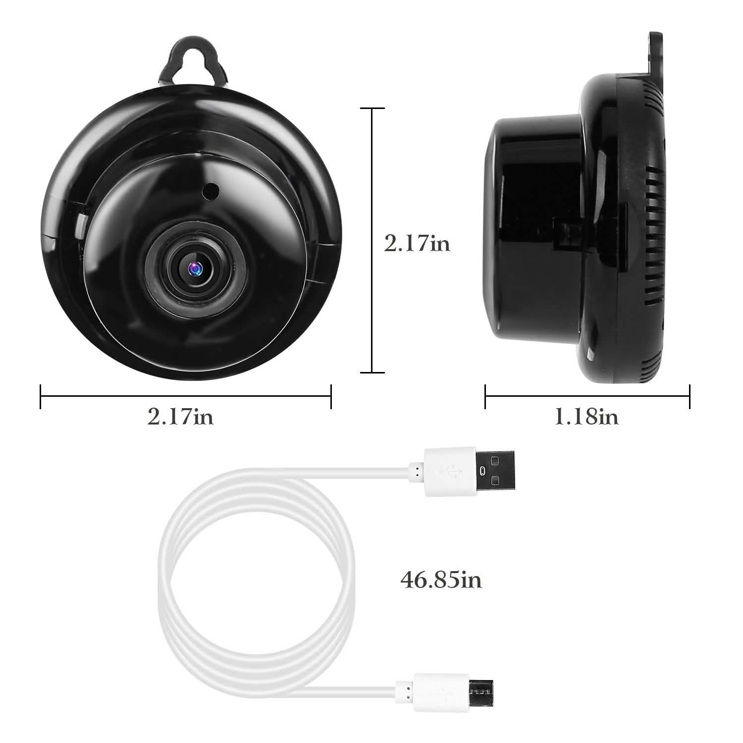 Caméra IP WIFI 720 Détection de mouvement