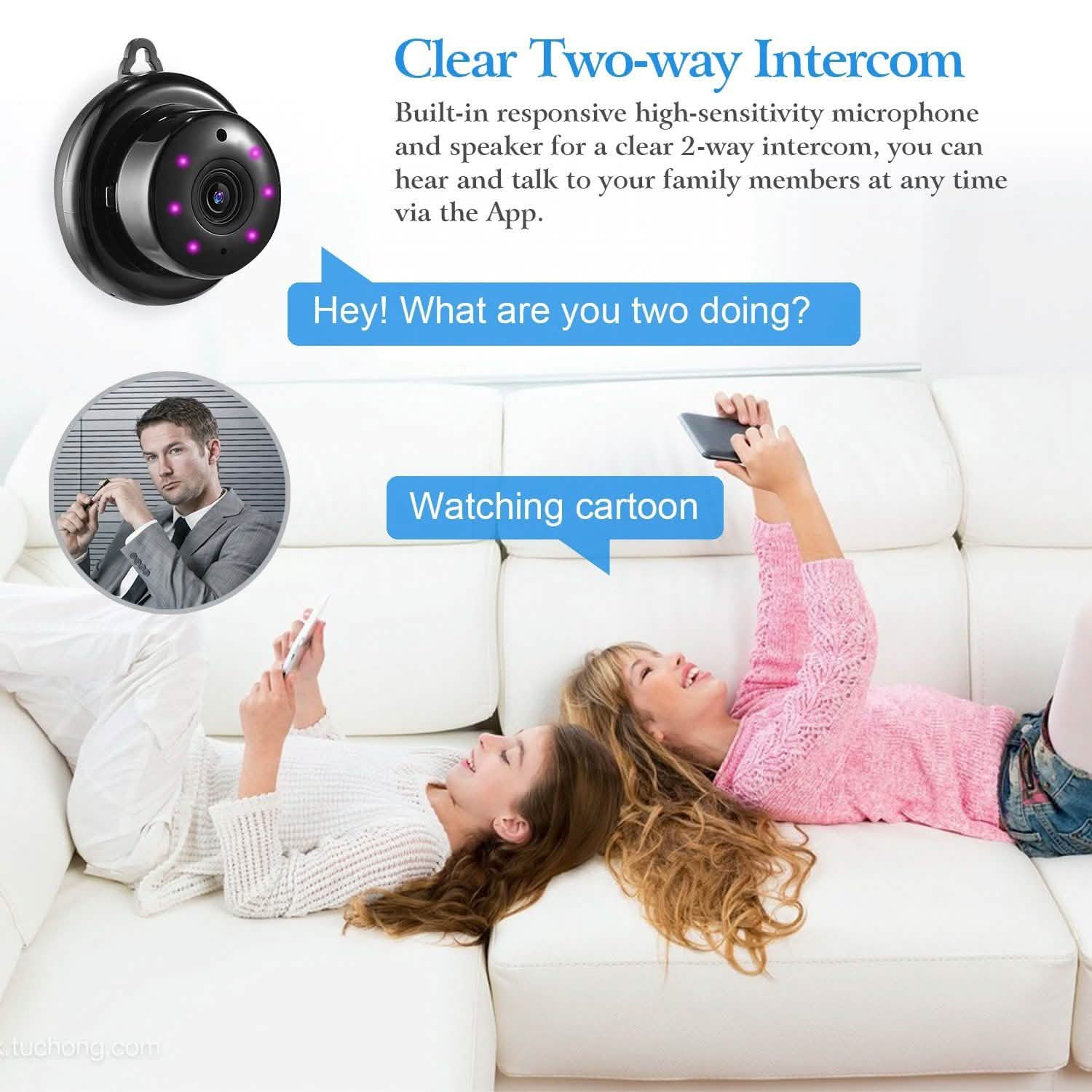 Caméra IP WIFI 720 Détection de mouvement