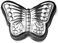 Moule papillon - Aluminium (grand modèle)