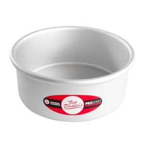 Fat Daddio's Round Aluminum Pans, 16-Gauge Hard Anodized Aluminum, Galvanized Steel 4" high and up to 14" Diameter