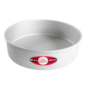 Moule Rond Fat Daddio's en Aluminium, Aluminium Anodisé Dur de Calibre 16, Acier Galvanisé de 7,62 cm de haut et jusqu'à 45,72 cm de diamètre