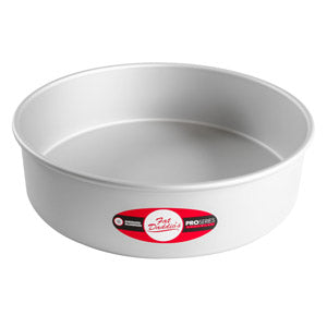 Fat Daddio's Round Aluminum Pans, 16-Gauge Hard Anodized Aluminum, Galvanized Steel 4" high and up to 14" Diameter