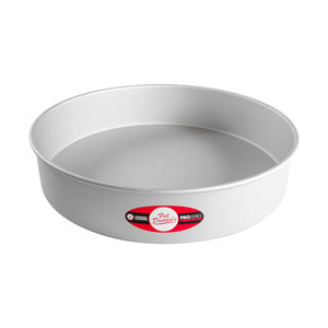 Fat Daddio's Round Aluminum Pans, 16-Gauge Hard Anodized Aluminum, Galvanized Steel 4" high and up to 14" Diameter