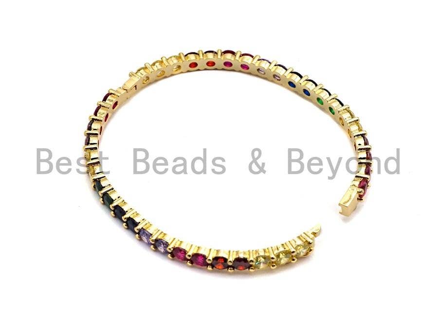 Large CZ Buckle Bracelet, Sku#X37