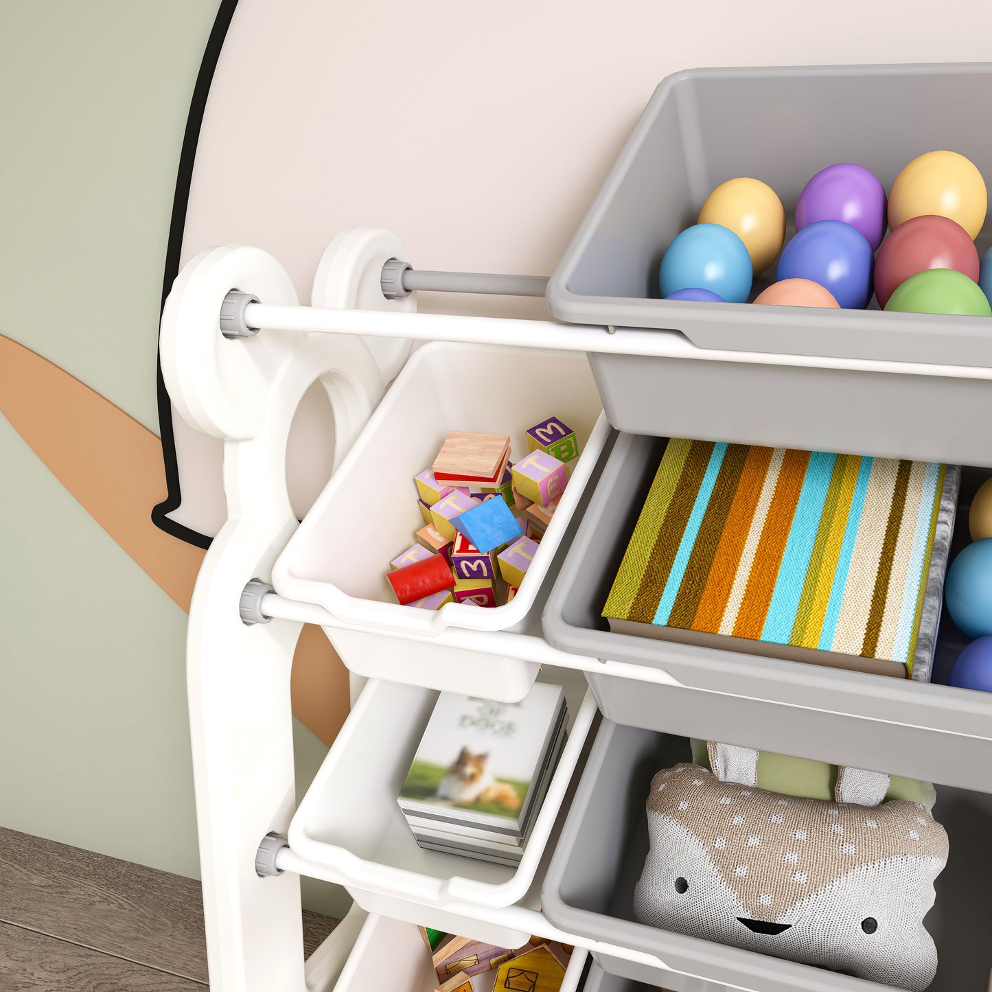 Kids Toy Storage Organizer with 12 Bins
