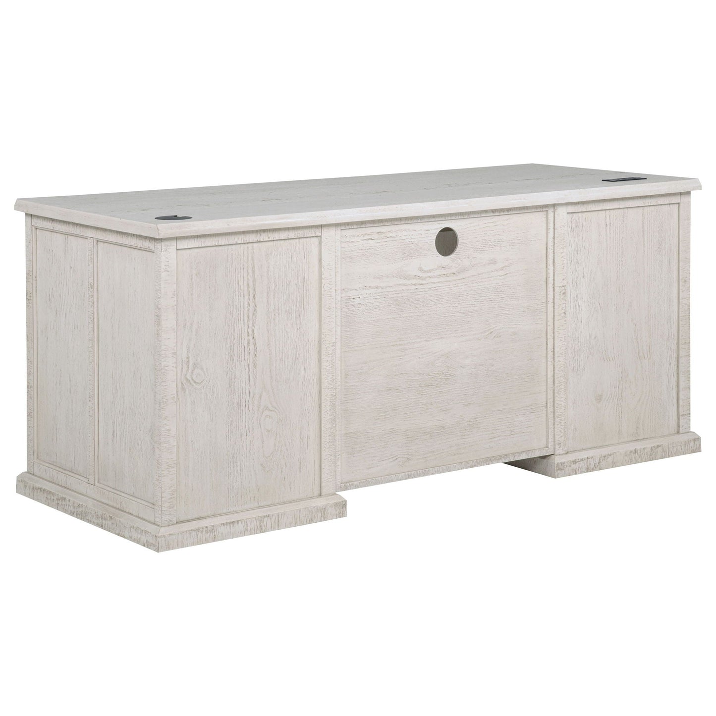 Altidore 68-inch 7-drawer Executive Home Office Desk Distressed White