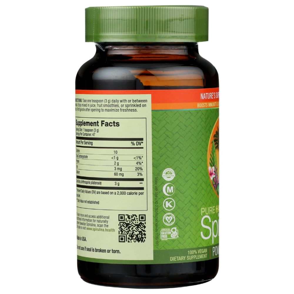 NUTREX: Hawaii Spirulina Pacifica Pure Hawaiian Nature's Multi-Vitamin Powder, 5 oz