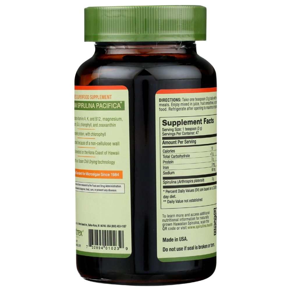 NUTREX: Hawaii Spirulina Pacifica Pure Hawaiian Nature's Multi-Vitamin Powder, 5 oz