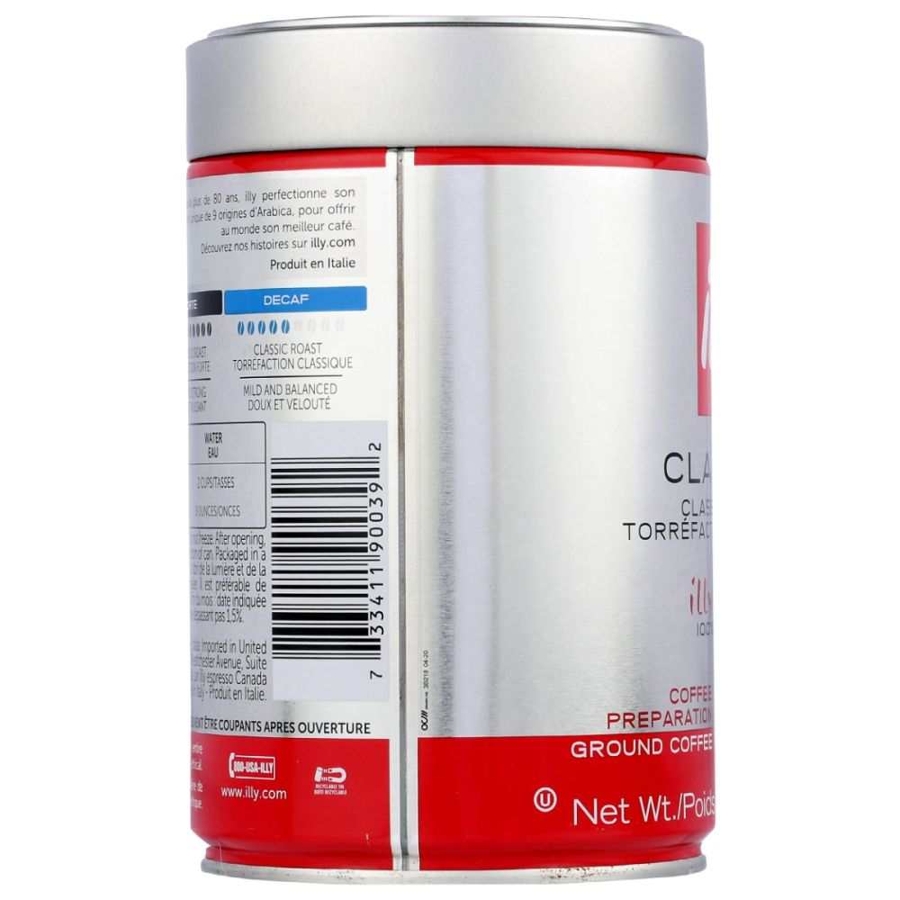 ILLYCAFFE: Coffee Ground Normale Fine, 8.8 oz
