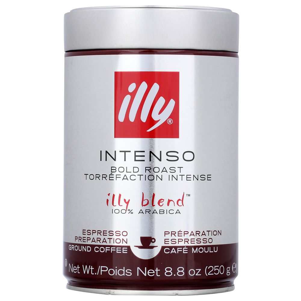 ILLY: Espresso Dark Roast Ground Coffee, 8.8 oz