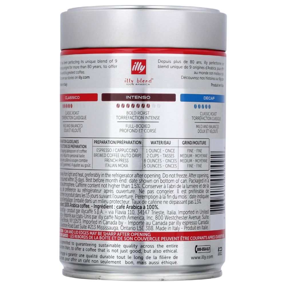 ILLYCAFFE Coffee Wholebean Normale, 8.8 oz