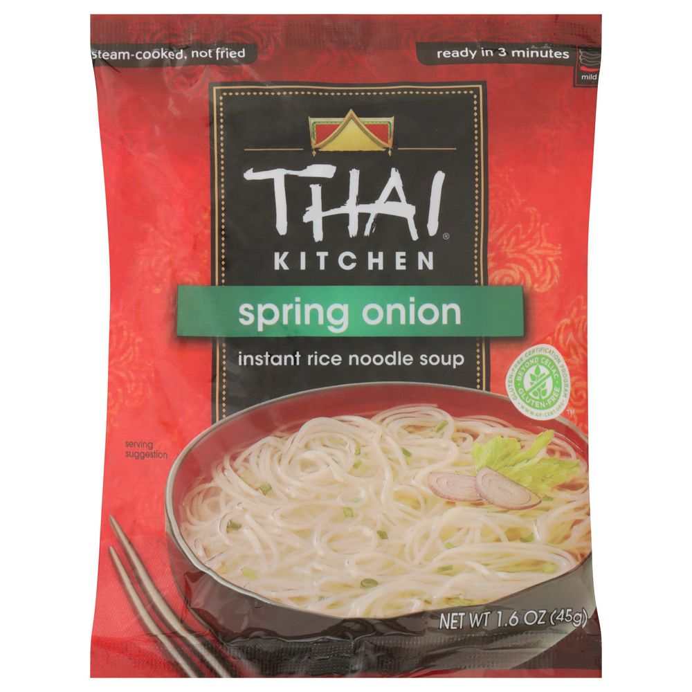 THAI KITCHEN: Instant Rice Noodle Soup Spring Onion, 1.6 oz