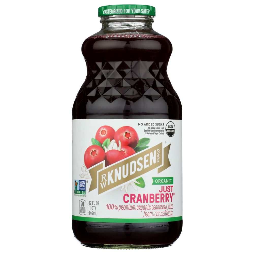 R.W. Knudsen: Family Just Cranberry Juice Organic -32oz |Fresh|Natural