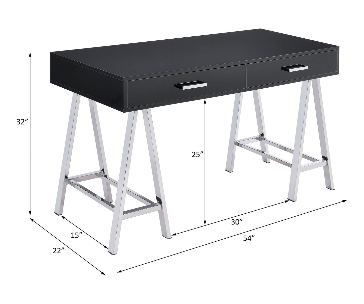 Coleen - Writing Desk With USB
