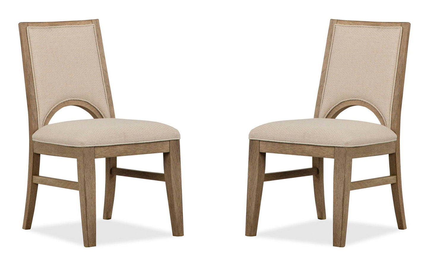 Tristan - Upholstered Side Chair (Set of 2) - Swiss Coffee
