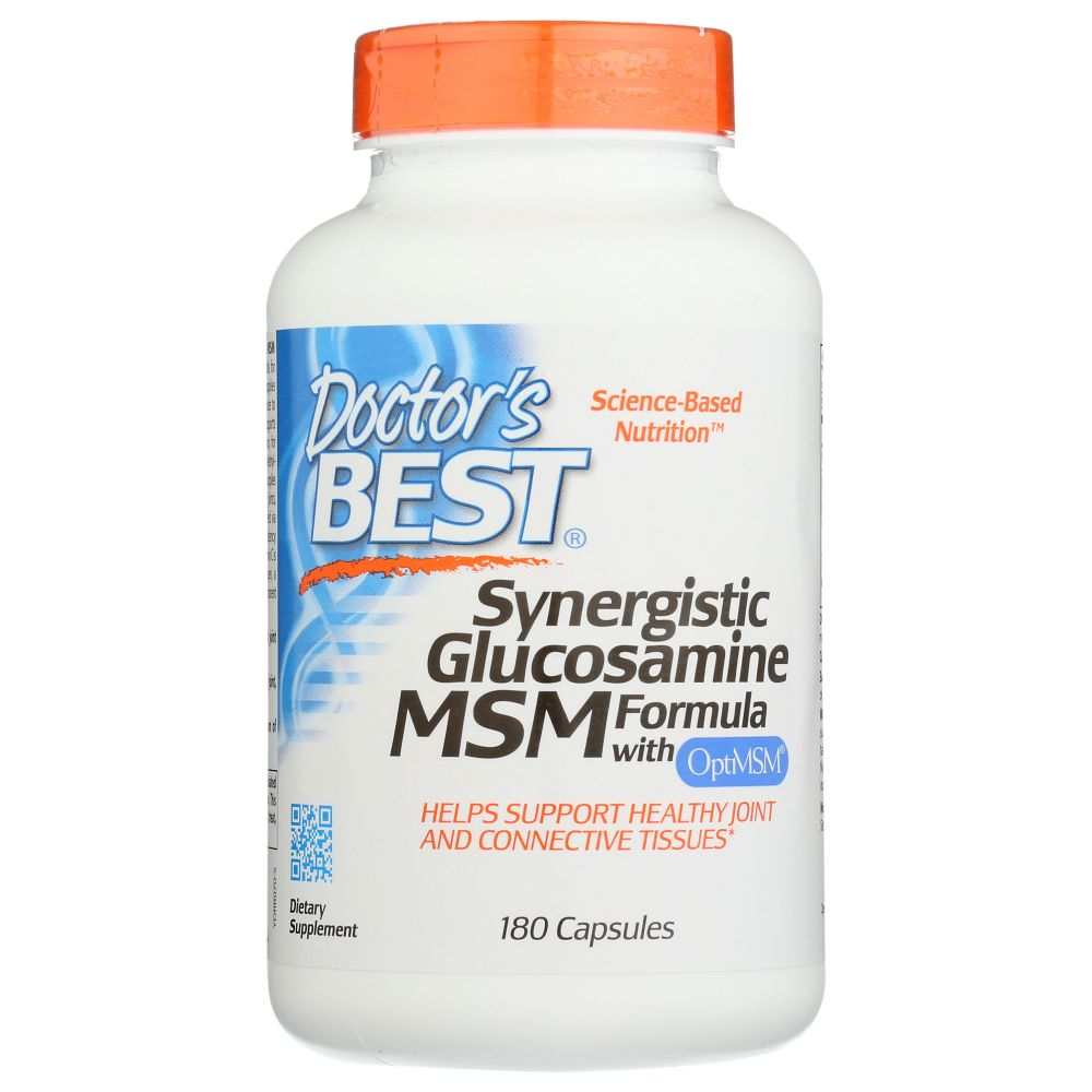 DOCTOR'S BEST: Synergistic Glucosamine Msm, 180 cp