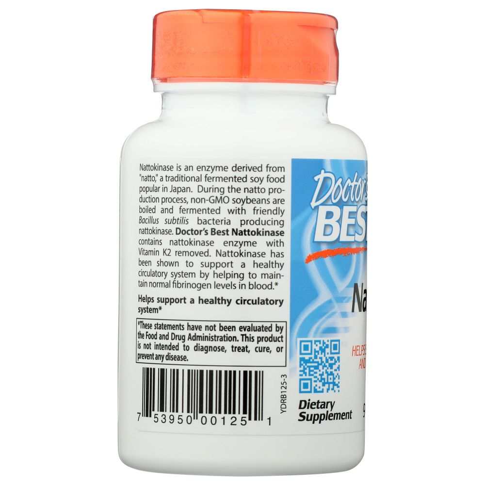 DOCTOR'S BEST: Nattokinase 2000Fu, 90 vc