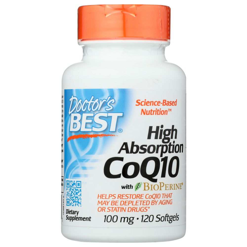 DOCTOR'S BEST: 100Mg | Heart & Energy Support – CoQ10 | 120 Softgels