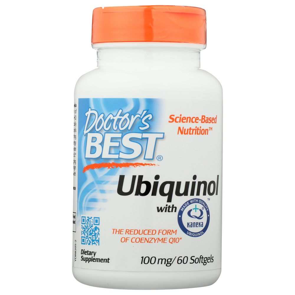 DOCTOR'S BEST: Ubiquinol 100Mg -Optimal Support & Energy Production|60sg