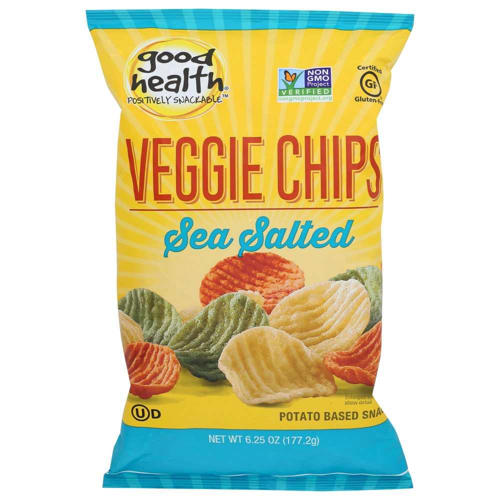 GOOD HEALTH: Veggie Chips Sea Salt, 6.75 oz