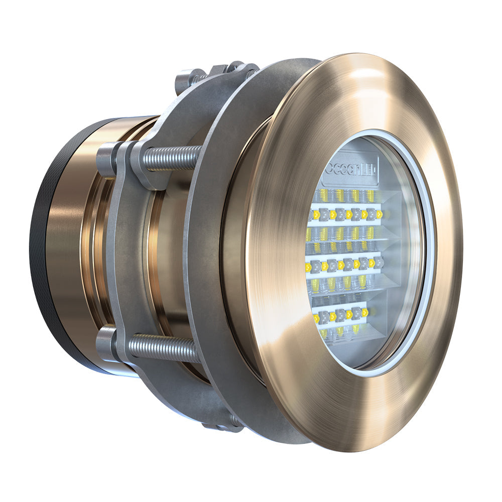 OceanLED Explore E6 XFM Lampe sous-marine - Blanc ultra brillant/Bleu nuit [E6009BW]
