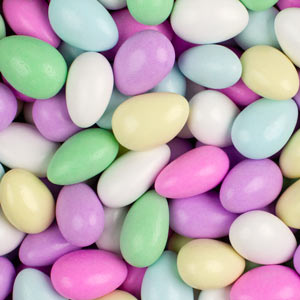 Dragées aux amandes - Couleurs pastel assorties ou Tout blanc