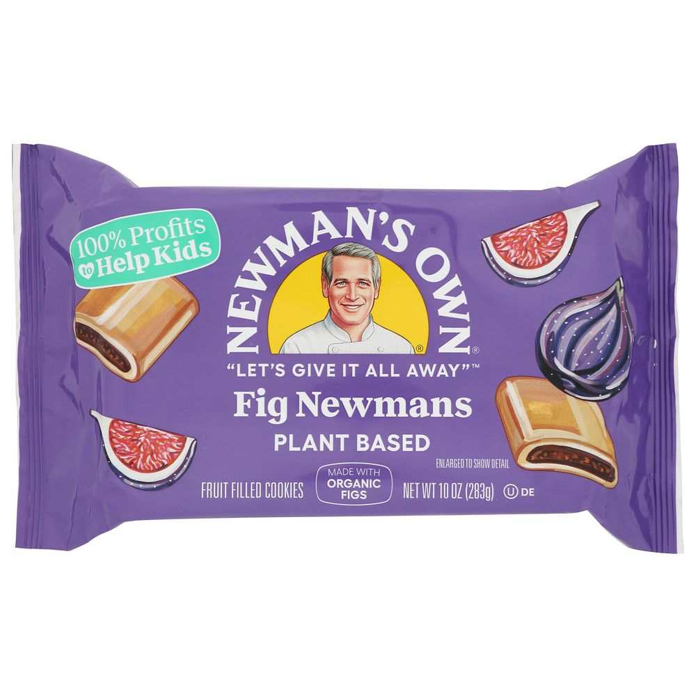NEWMANS OWN: Fig Newmans Wheat Free and Dairy Free Fruit Filled Cookies, 10 oz
