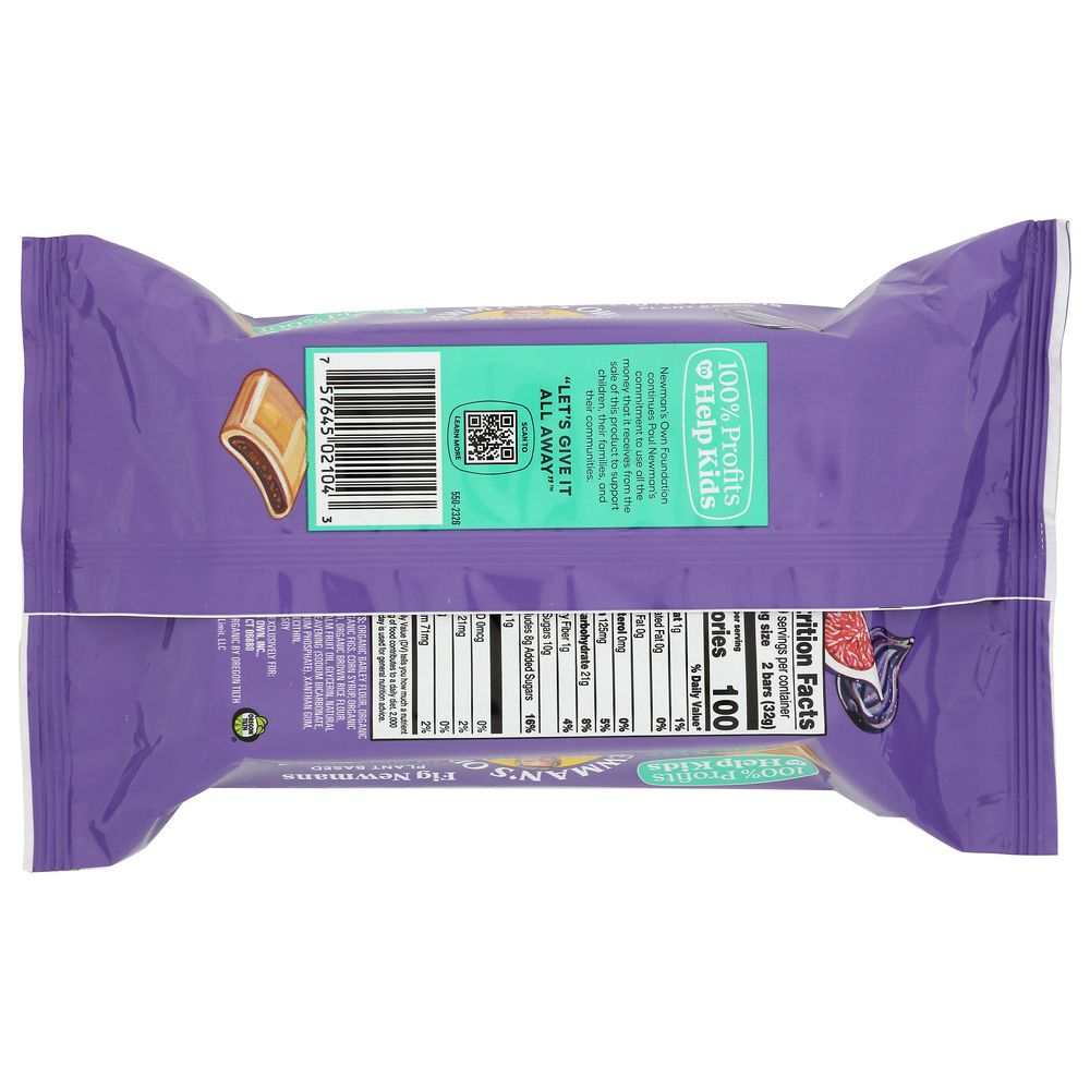 NEWMANS OWN: Fig Newmans Wheat Free and Dairy Free Fruit Filled Cookies, 10 oz