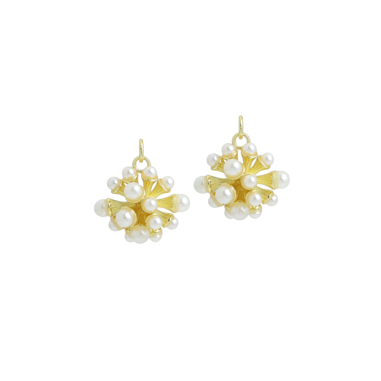 Mother of Pearl Flower Pendant, Sku#Y617