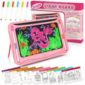 LED Light-Up Doodle Board – 9 Double-Sided Cards with Markers, Art Toy for Kids 3-8
