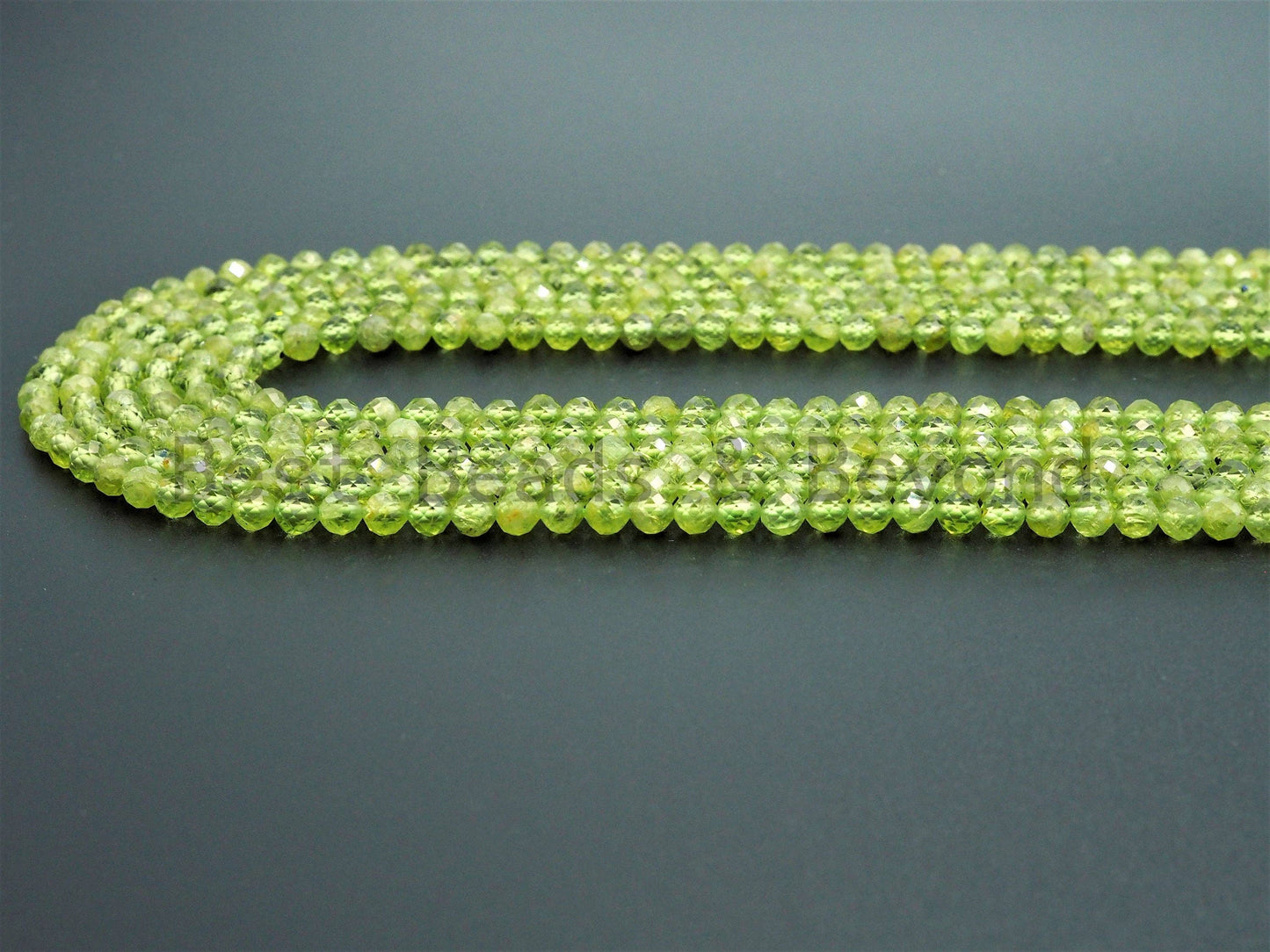 High Quality Natural Olivine Peridot Round Faceted beads, 2mm/3mm/4mm Tiny Sparkly Peridot Gemstone Beads, 15.5inch strand, SKU#U358